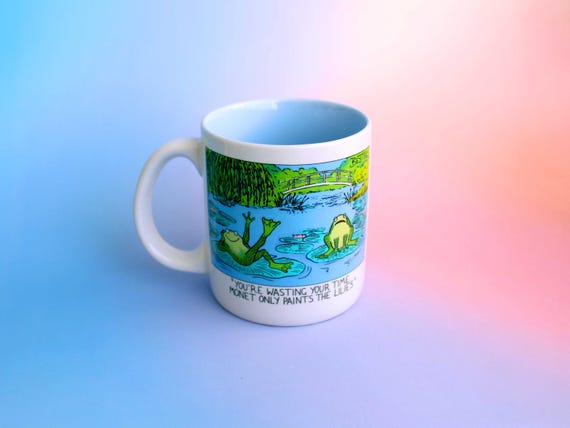 Vintage 1994 Funny Frog Mug
