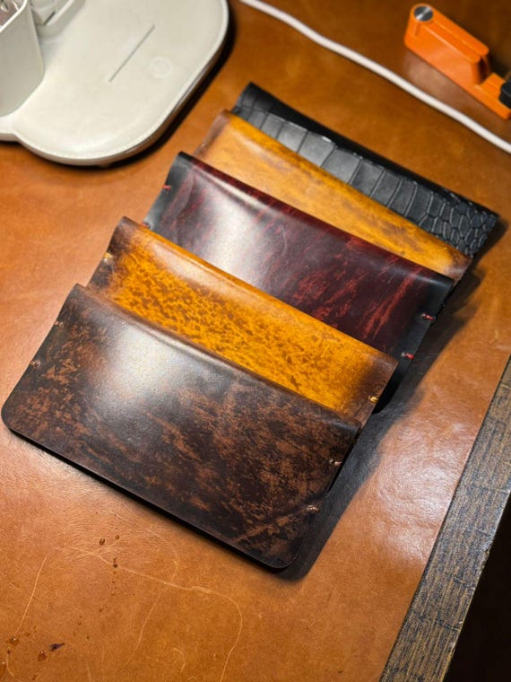 Handmade Ionic Mobile Pouch | Vegan Vegetable Leather | Multi-Colour Phone Case | 100% Eco-Friendly