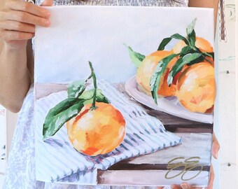 Quiet Riches, A Fine Art Print Of Oranges