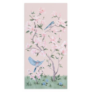 May, A Pink Chinoiserie Canvas Wrap image 6