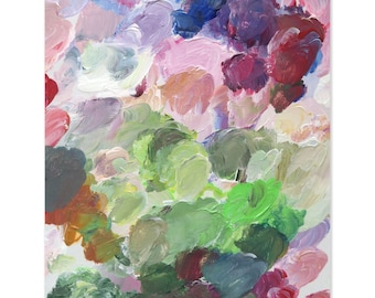 Aster Paint Palette, A Fine Art Print On Paper