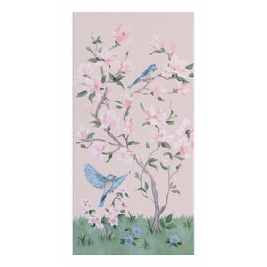 May, A Pink Chinoiserie Canvas Wrap image 2
