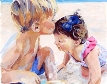 Beach Babies: Kiss For Little Sister