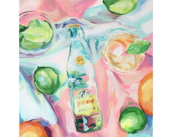 Tangy And Sweet, A Fine Art Print On Canvas