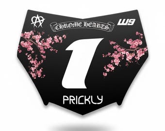 Custom Motocutz Decal - Number Plate Sticker