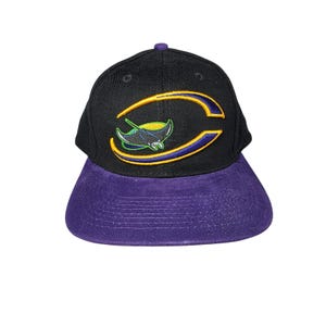 Cappello da baseball vintage Tampa Bay Devil Rays con chiusura a strappo e logo MLB Stingray NWT