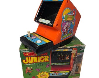 Vintage Donkey Kong Jr Coleco Tabletop Arcade Game 1982 Part Repair Original Box