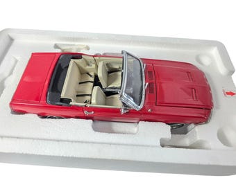 Ford Mustang Cabrio Danbury Mint 1967 1:24 z COA i Box Sharp