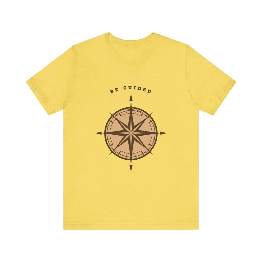Compass Rose T-shirt | Be Guided Nautical Adventure Travel Tee - Etsy