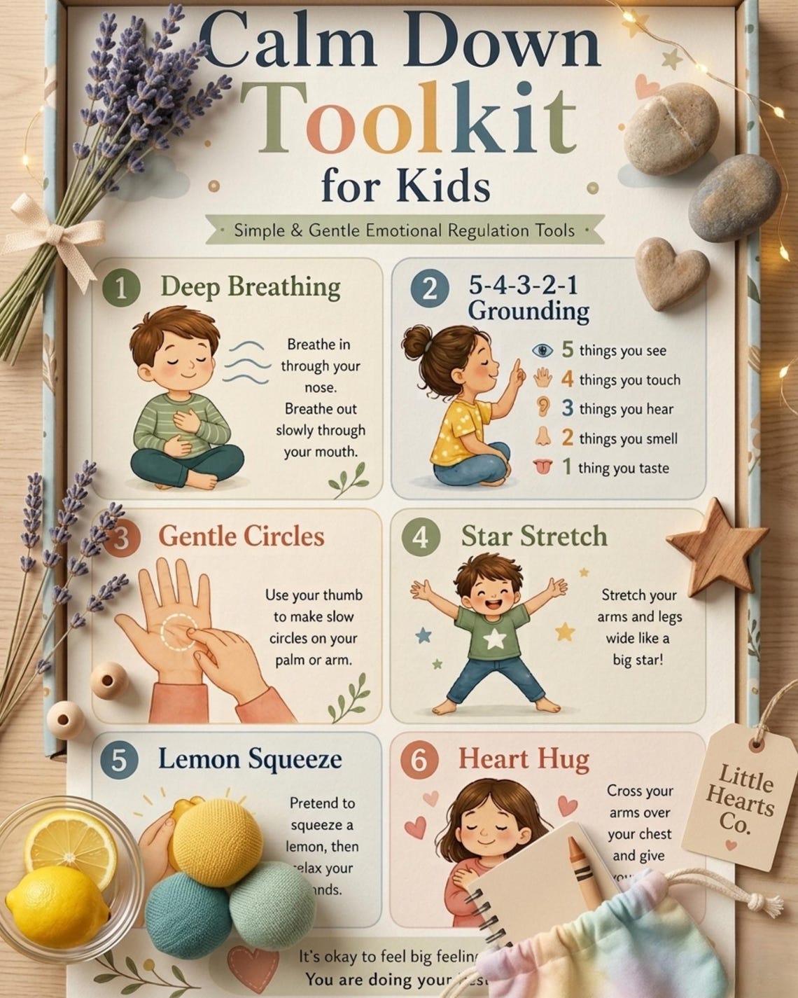 Emotional Regulation Kids Chart | Calm Down Poster | Therapy Worksheet ...