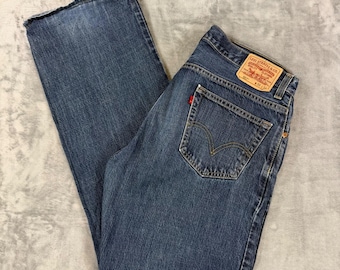 Levi's 557 Relaxed Bootcut Jeans Men's Size 36x36 Blue Medium Wash Denim