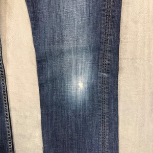 Hudson Beth Baby Bootcut Jeans Women's Size 28 Blue Dark Wash Distressed Denim image 3