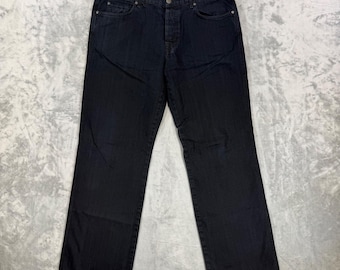 7 For All Mankind A Pocket Straight Jeans Herren Größe 36x34 Schwarz Knopfleiste