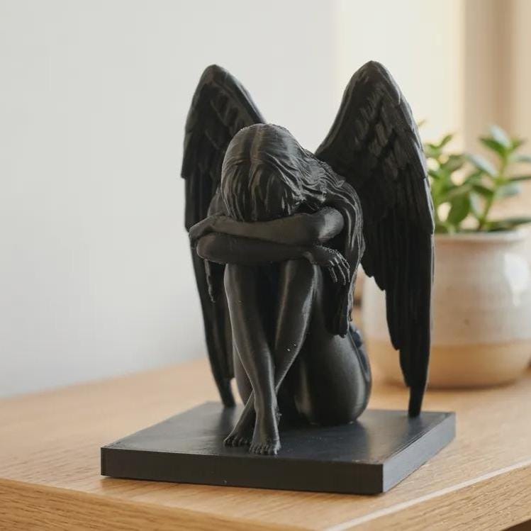 Angels and demons statue - Etsy 日本