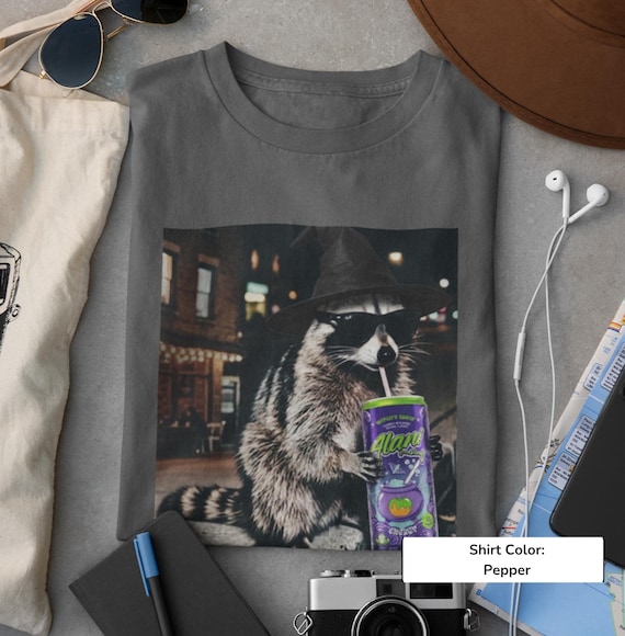 Halloween Raccoon Shirt, Alani Nu Raccoon Meme Shirt, Witch Meme Shirt, Witches Brew TShirt