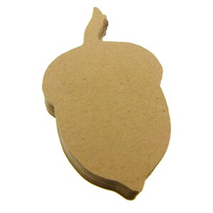 Acorn Paper Cut Outs set of 25
