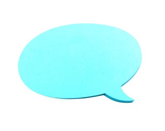 Speech Bubble Paper Cut Outs set of 20