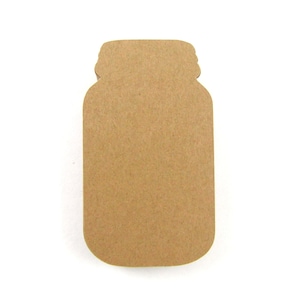 Mason Jar Paper Cut Outs set of 25