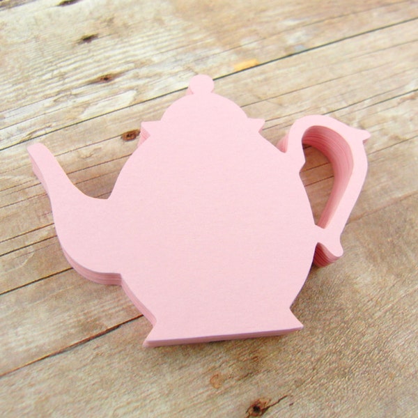 Tea Pot Paper Cut Outs set of 25