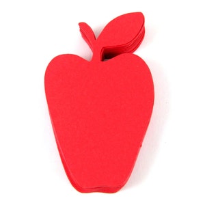 Apple Paper Cut Outs set of 25