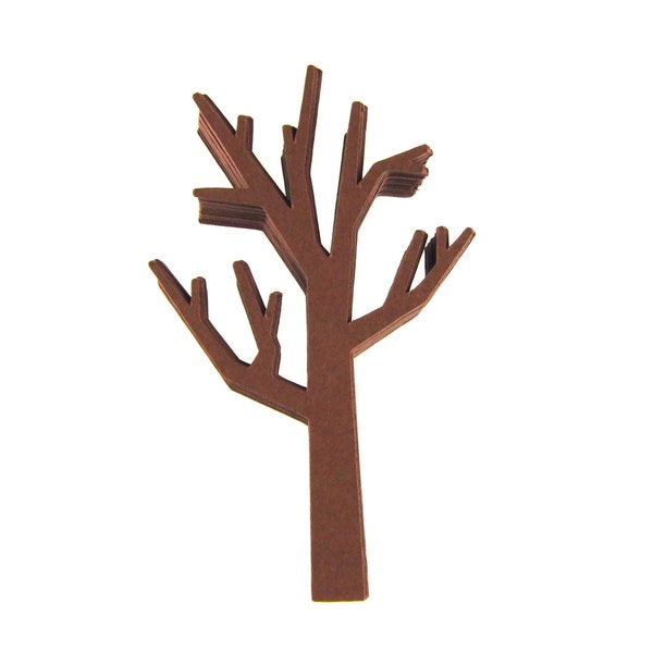 Bare Tree Paper Cut Outs set of 25