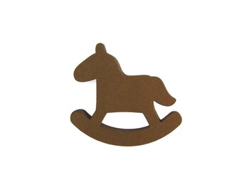 Rocking Horse Paper Cut Outs set of 25