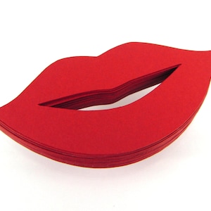 Lips Paper Cut Outs set of 25