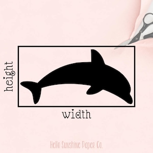 Dolphin Paper Cut Outs set of 25 image 2