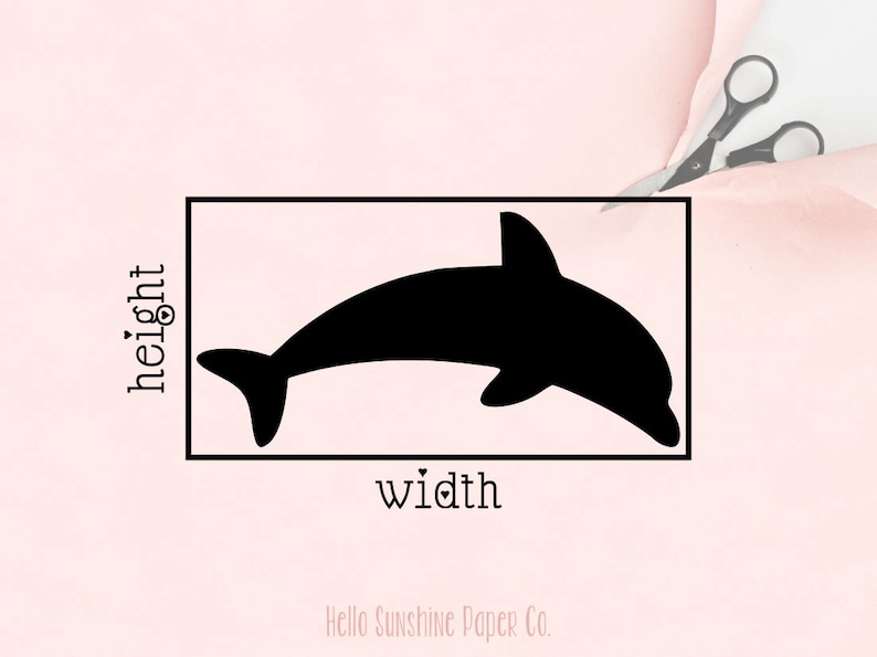 Dolphin Paper Cut Outs set of 25 image 2
