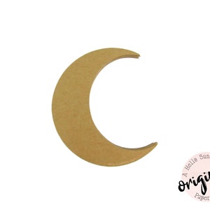 Crescent Moon Paper Cut Outs set of 25 image 1