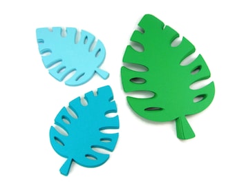 Tropical Leaf Paper Cut Outs set of 25