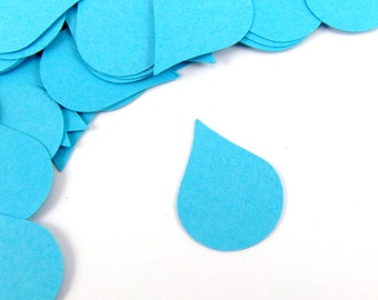 1" Raindrop Confetti set of 100