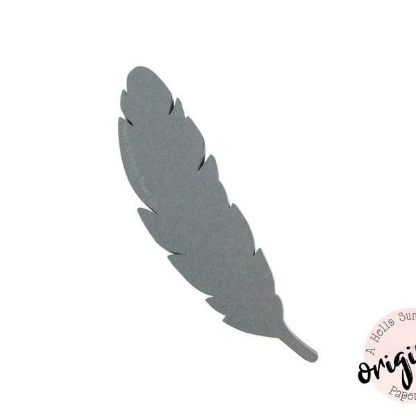 Feather Paper Cut Outs set of 25