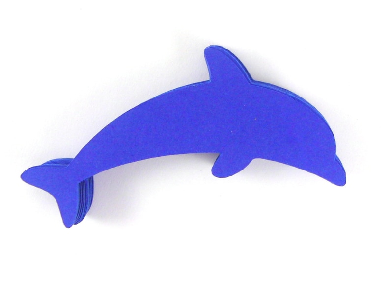 Dolphin Paper Cut Outs set of 25 image 1