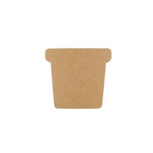 May include: A brown paper cup with a rounded top and bottom.
