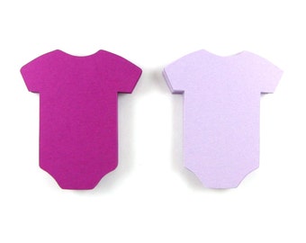 Baby Onesie Paper Cut Outs set of 25