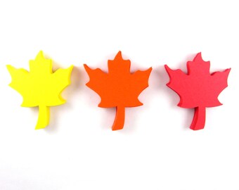 Maple Leaf Paper Cut Outs set of 25