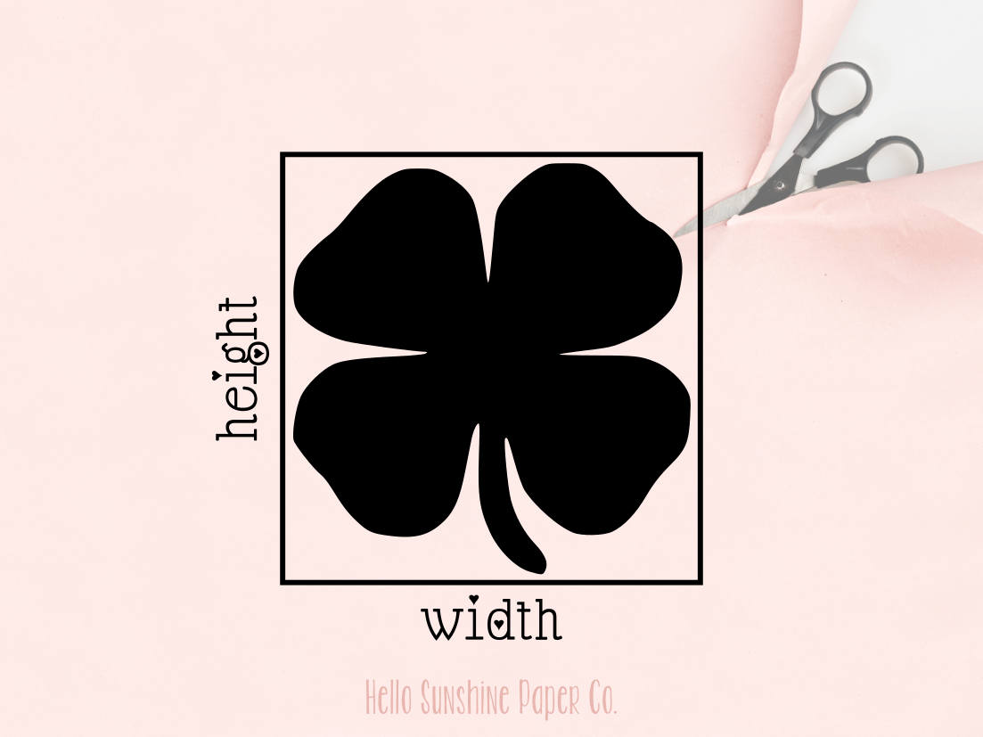 Four Leaf Clover Paper Cut Outs Set of 25 - Etsy