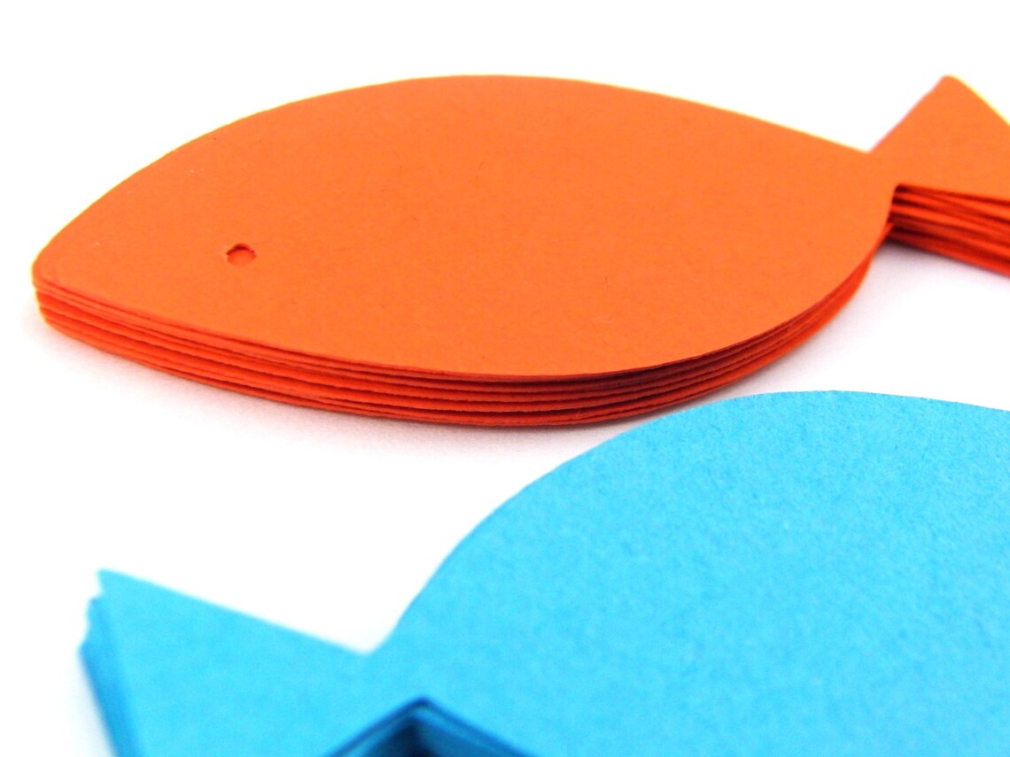 Fish Paper Cut Outs Set of 25 - Etsy