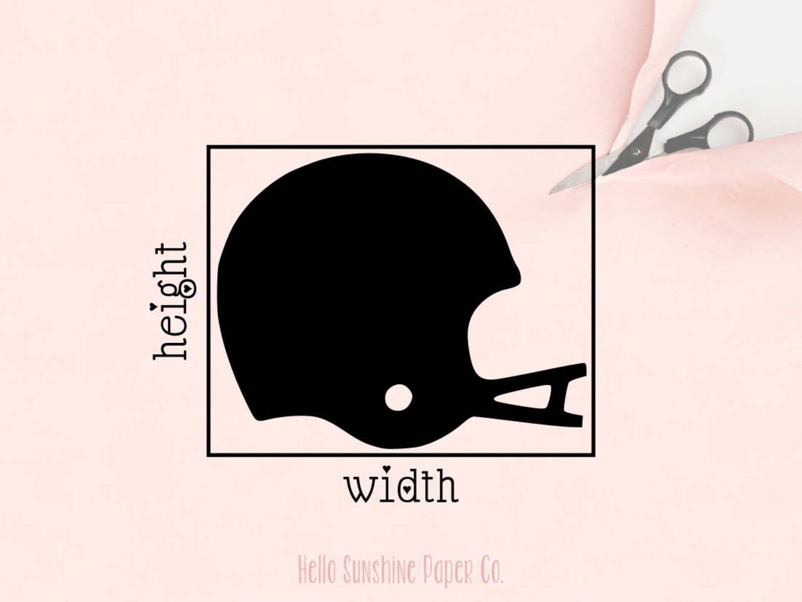 Football Helmet Paper Cut Outs Set of 25 Etsy