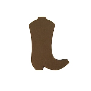 Cowboy Boot Paper Cut Outs set of 25 image 1