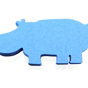 Hippo Paper Cut Outs set of 25 image 1