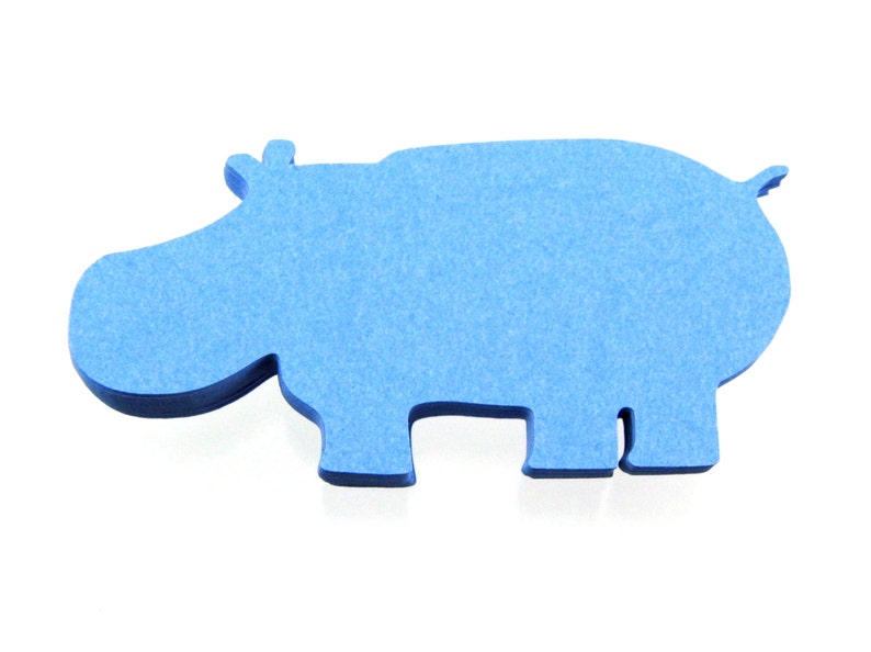 Hippo Paper Cut Outs set of 25 image 1