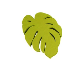Monstera Leaf Paper Cut Outs set of 25