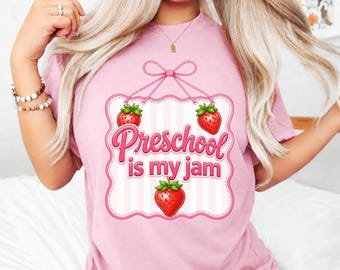 Preschool Is My Jam PNG, First Day of School Digital Download