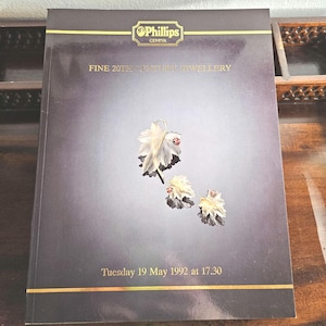 Vintage Phillips Geneva jewellery auction catalogue.