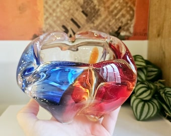 Vintage Japanese art glass bowl/ashtray