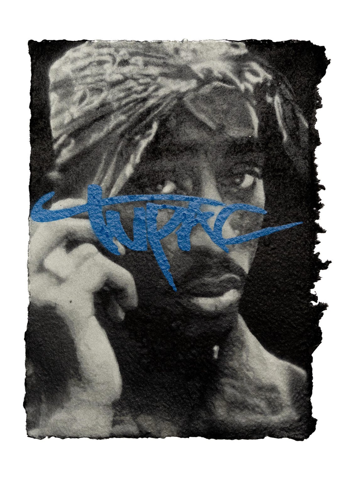 2PAC - Tupac - A5 Hand Cut Stencil Portrait - Etsy Australia