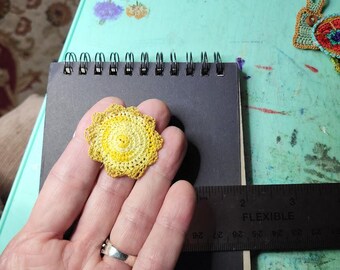 Micro Crocheted Dollhouse Doily Table Decoration