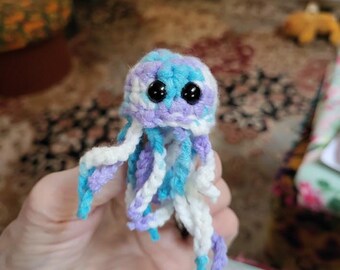 Miniature Crocheted Octopus Baby